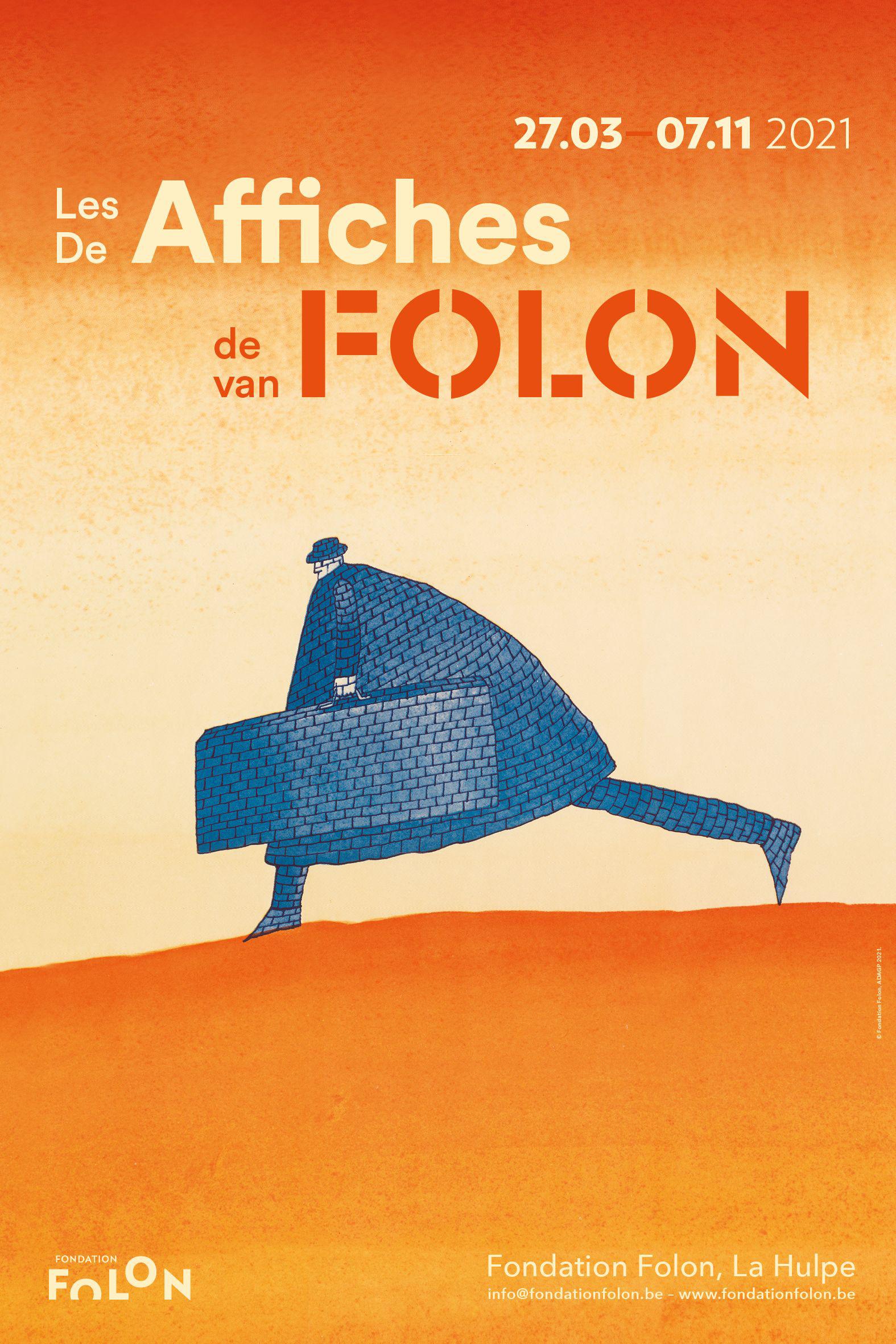 【予約中！】 à » Folon de Affiches Les « Exposition la Folon Fondation 洋書