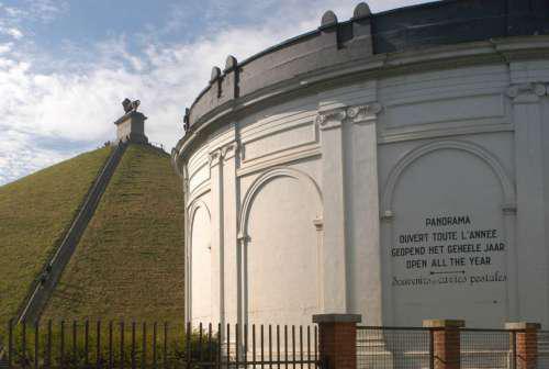 Panorama van de Slag van Waterloo